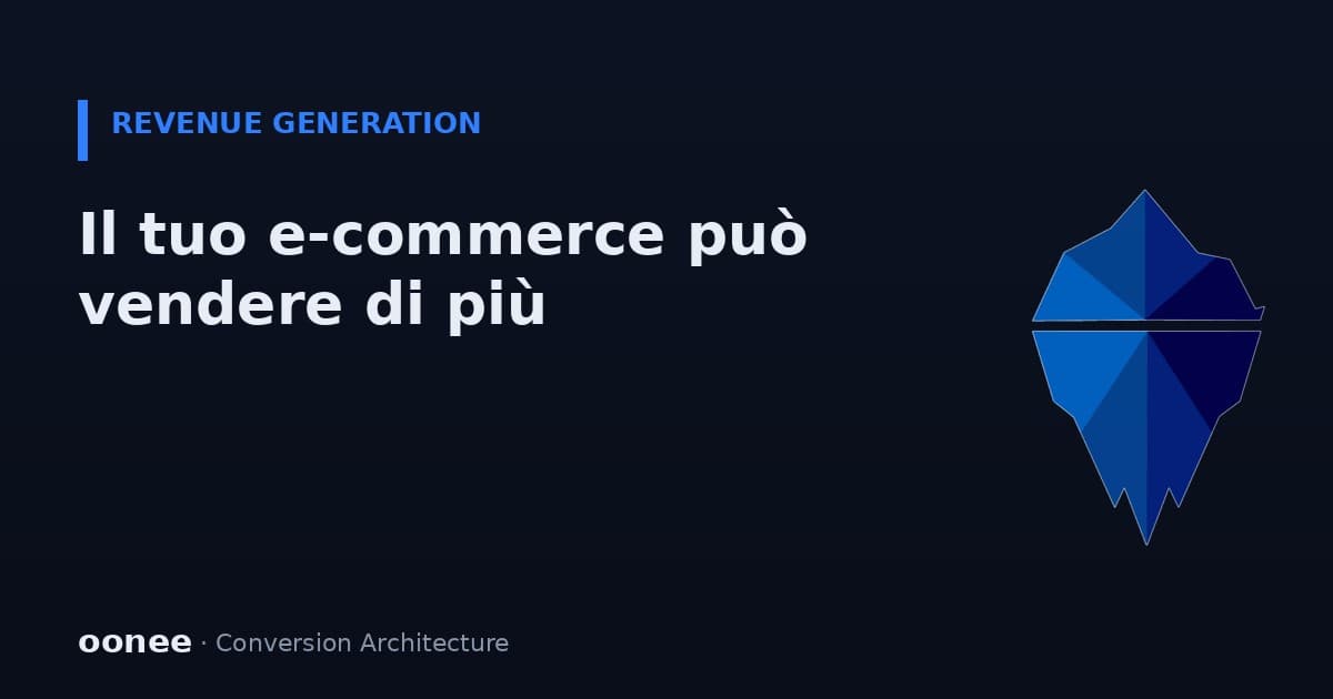 Il tuo e-commerce può vendere di più (senza spendere di più in pubblicità)